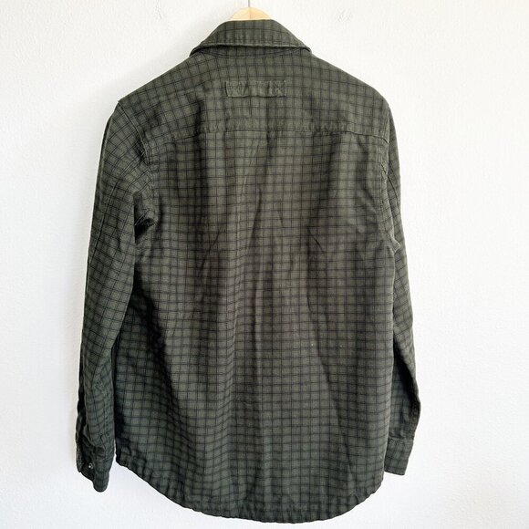 Duluth Trading Co Shacket Plaid Duck Cotton Snap Heavyweight Work Chore - Picture 7 of 12